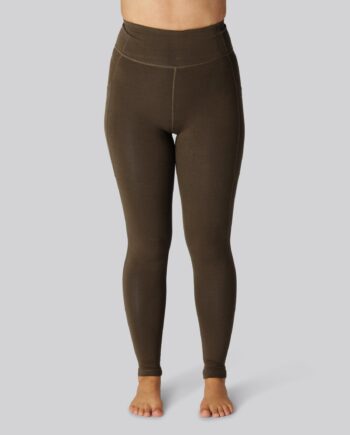 Bambus Fitness Tights Brun Til Damer
