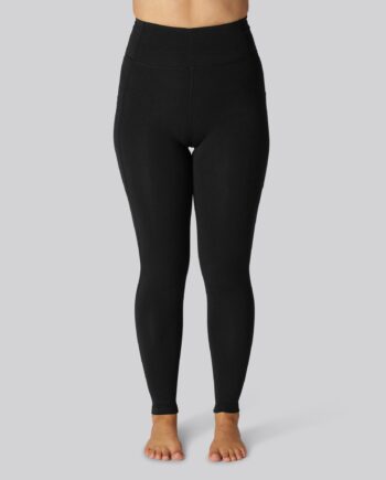Bambus Fitness Tights Sort Til Damer