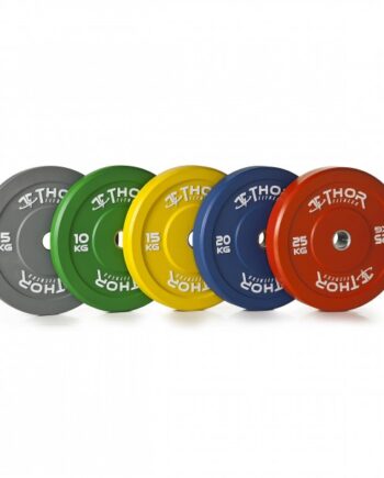 Thor Fitness Farvet Bumper Vægtskiver 10kg 50mm Stk