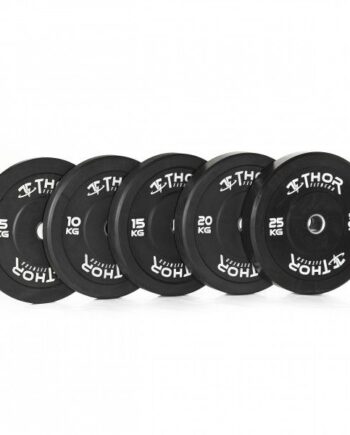 Thor Fitness Sorte Bumper Vægtskiver 10kg 50mm Stk