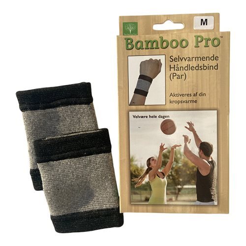 Bamboo Pro Håndledsbind Selvvarmende Str