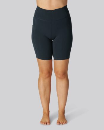 Bambus Fitness Shorts Navy Til Damer