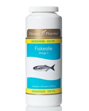 Fiskeolie Fitness Pharma 200 Kapsler