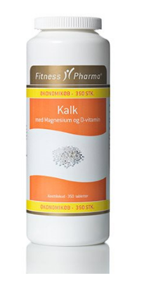 Fitness Pharma Kalk Magnesium Vitamin 350 Kapsler