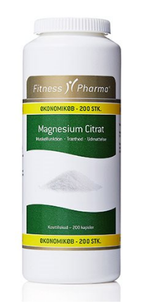 Fitness Pharma Magnesium Citrat 200 Kapsler