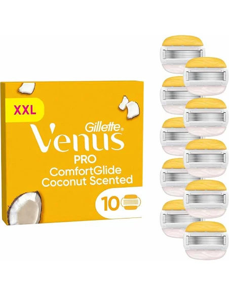Gillette Venus Comfortglide Coconut Barberblade Stk Til Kvinder