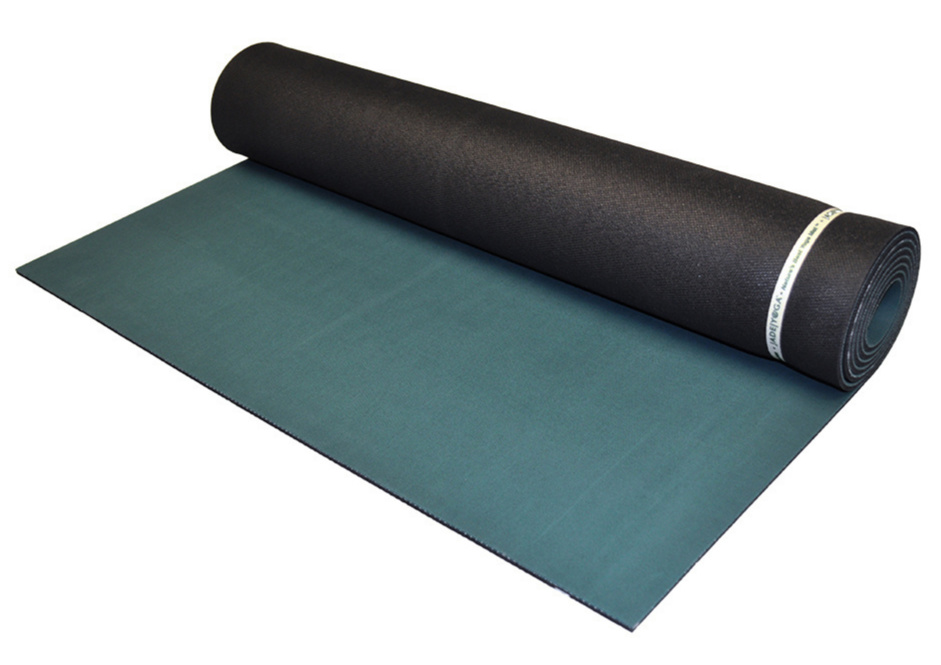 Jade Elite Yogamåtte Blå Sort 5mm 180cm