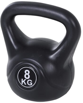 Kettlebell Vægtstang Fyldt Med Sand Til Begyndere Sort