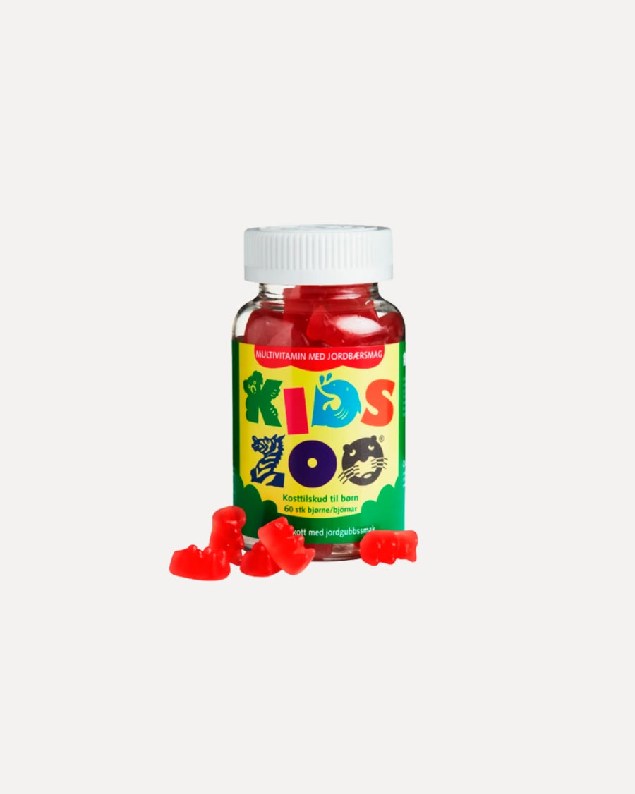 Kids Zoo Multivitamin Med Jordbærsmag Stk