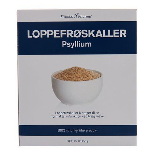 Loppefrøskaller Psyllium Fitness Pharma 450 Gram