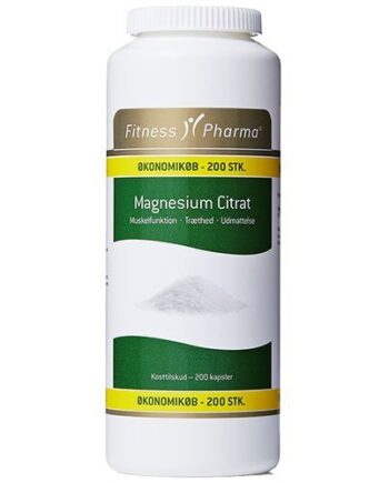 Magnesiumcitrat Fitness Pharma 200 Kapsler