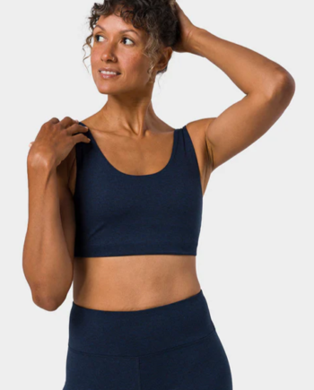 Manduka Ampquotdharaampquot Bra Midnight Heather Str
