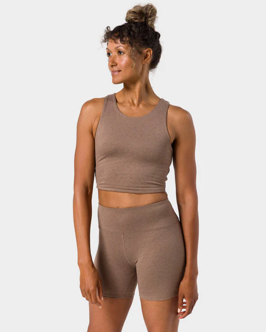 Manduka Ampquotdharaampquot Tank Lions Mane Heather Str