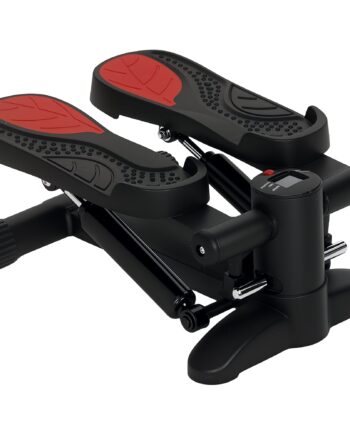 Mini Stepper Kompakt Stepper Enhed Til Træning Fitness Stepper Med Lcd Skærm Skridsikre Pedaler Sort