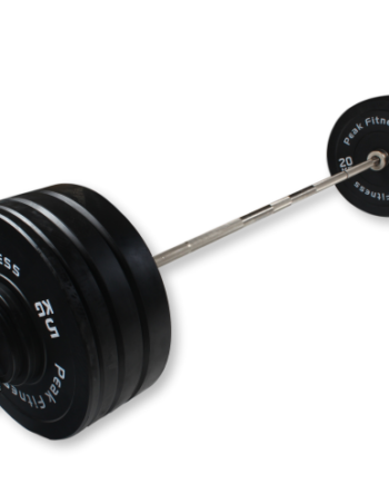 Peak Fitness Bumper Vægtsæt 128