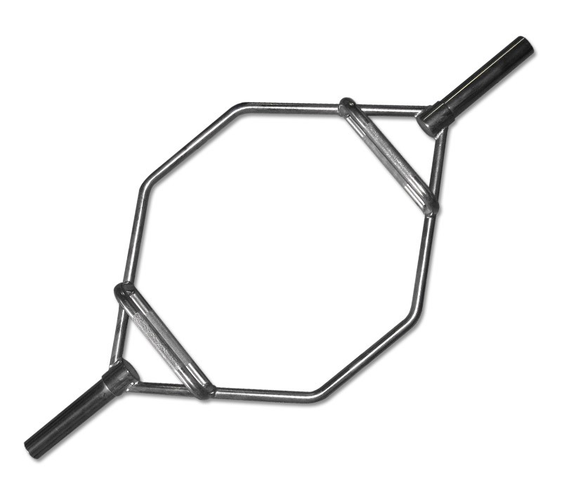 Peak Fitness Hex Bar Pro Chrome Inkl Fjedrelåse Stål