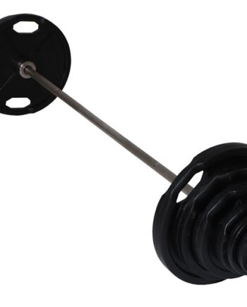 Peak Fitness Vægtsæt Gummi Sort