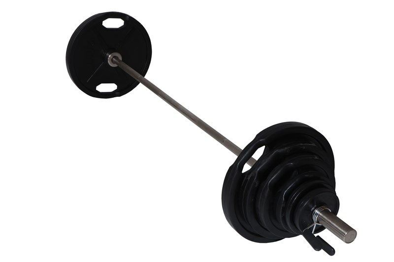 Peak Fitness Vægtsæt Gummi Sort