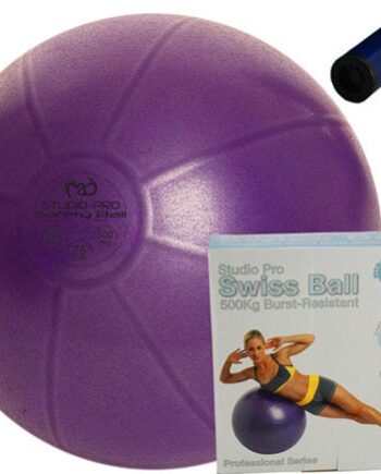 Pilates Bold Træningsbold Pro  Pumpe Lilla
