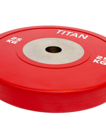 Titan Box Elite Bumper Plate Vægtskive 25kg