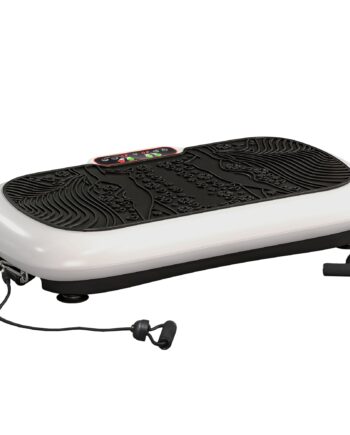 Vibrationsplade Med Niveauer Fitnessbånd Hvidsort