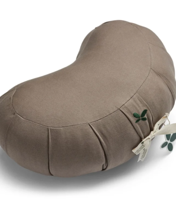 Zafu Halvmåne Meditationspude Cool Grey