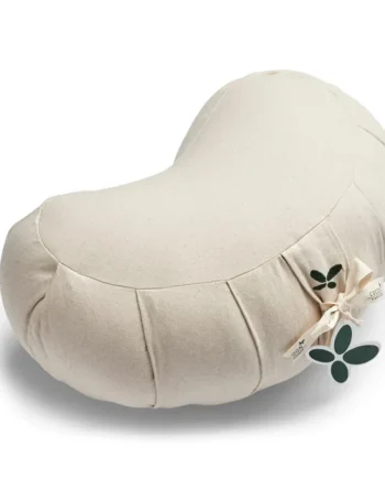 Zafu Halvmåne Meditationspude Natural