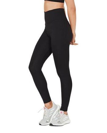 Boody Sports Tights Højtalje Dame Sort Str