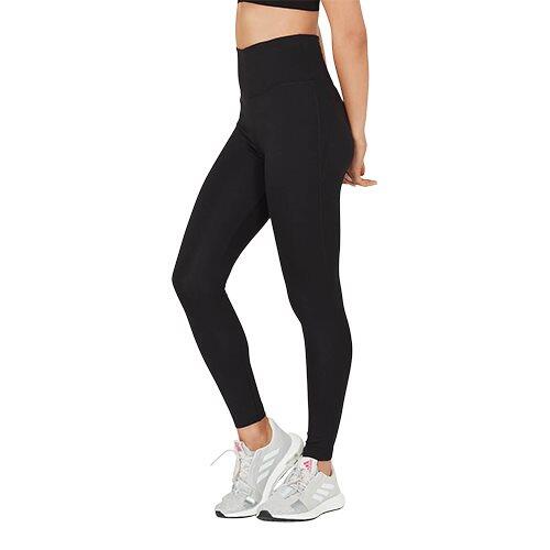 Boody Sports Tights Højtalje Dame Sort Str