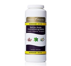 Fitness Pharma Baldrian Humle Citronmelisse Kamille Ampbull 200 Kap