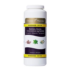 Fitness Pharma Baldrian Humle Melisse Kamille 200 Kaps
