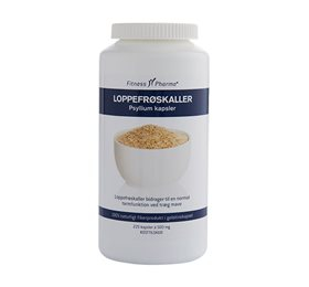 Fitness Pharma Loppefrøskaller Psyllium Ampbull 225 Kap