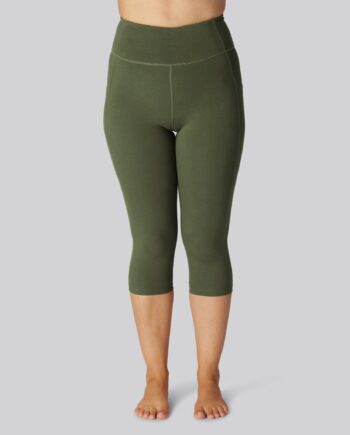 Bambus Fitness Tights Grøn Damer