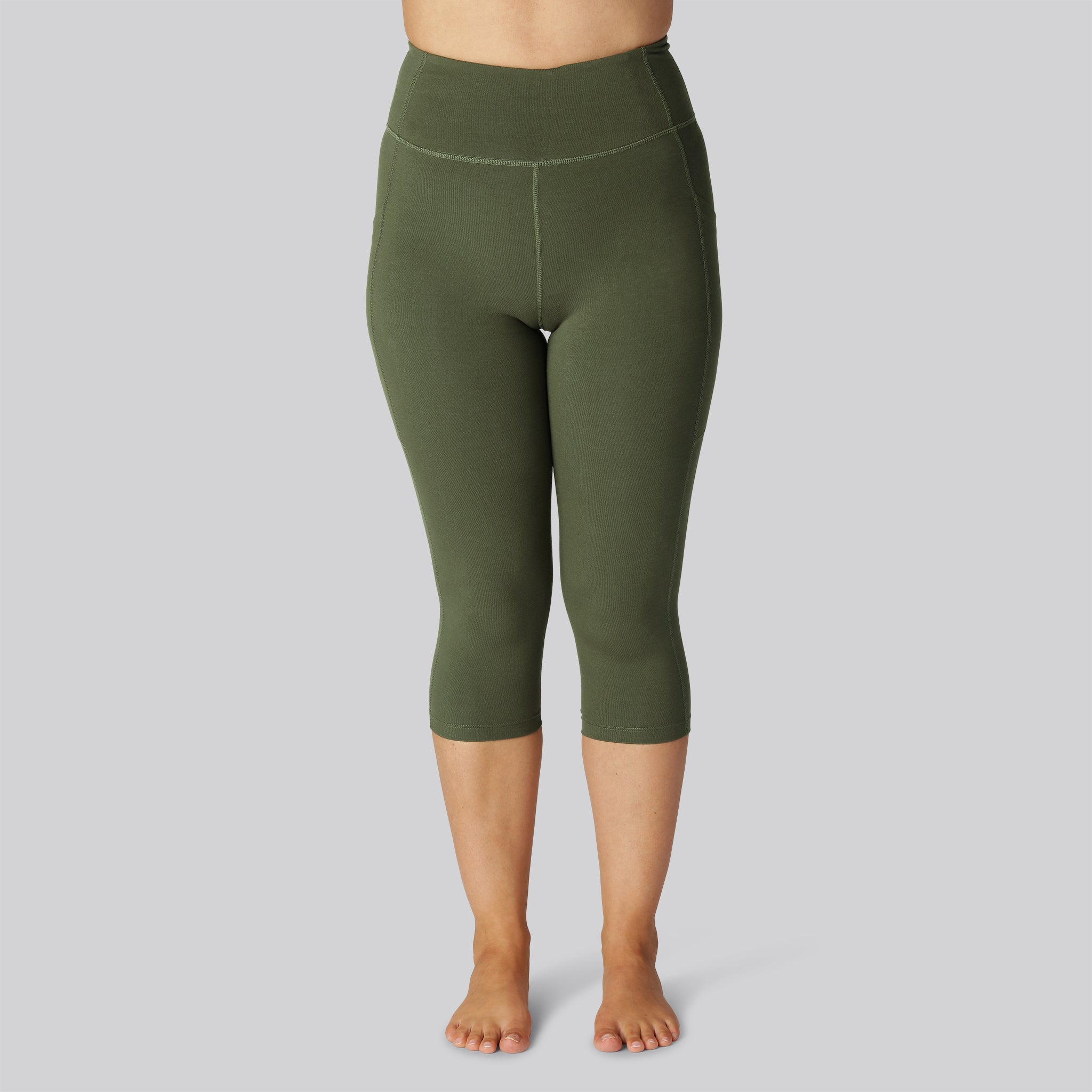 Bambus Fitness Tights Grøn Damer