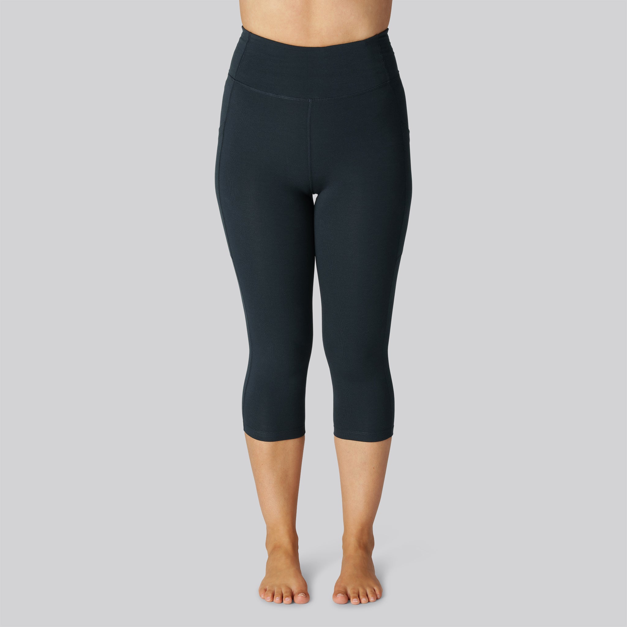 Bambus Fitness Tights Navy Damer