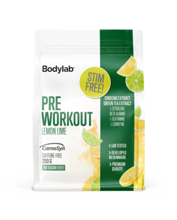 Bodylab Pre Workout Lemon Lime Stim Free 200