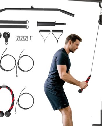 Fitness Lat Pulldown Gym Fitnessudstyr Kabeltræksystem Armstyrketræning Til Hjemmet