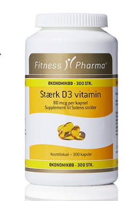 Fitness Pharma Stærk Vitamin 300 Kapsler
