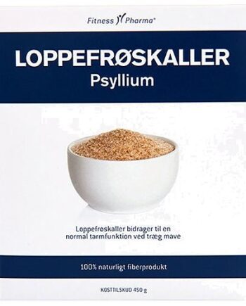 Loppefrøskaller Psyllium 450 Fitness Pharma