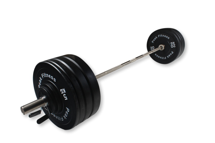 Peak Fitness Bumper Vægtsæt 128