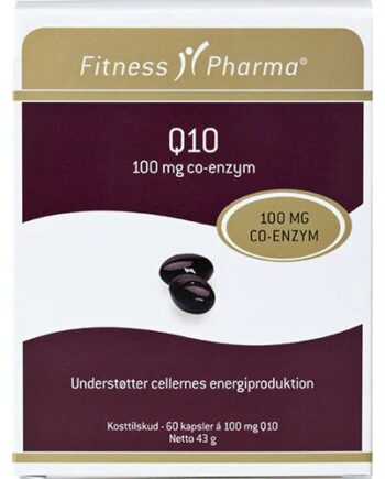 Q10 100 Fitness Pharma Kapsler