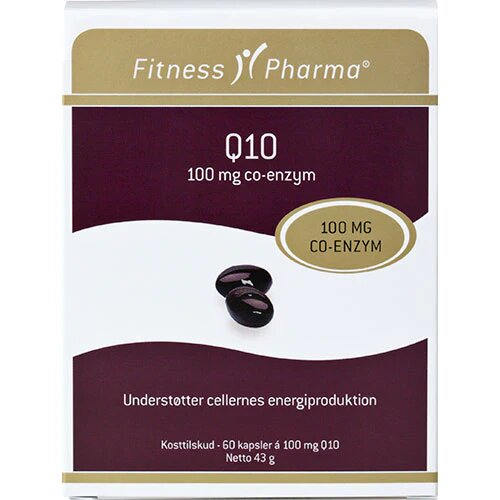 Q10 100 Fitness Pharma Kapsler