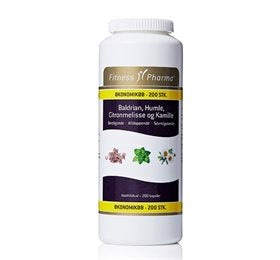 Fitness Pharma Baldrian Humle Citronmelisse Kamille Ampbull 200 Kap