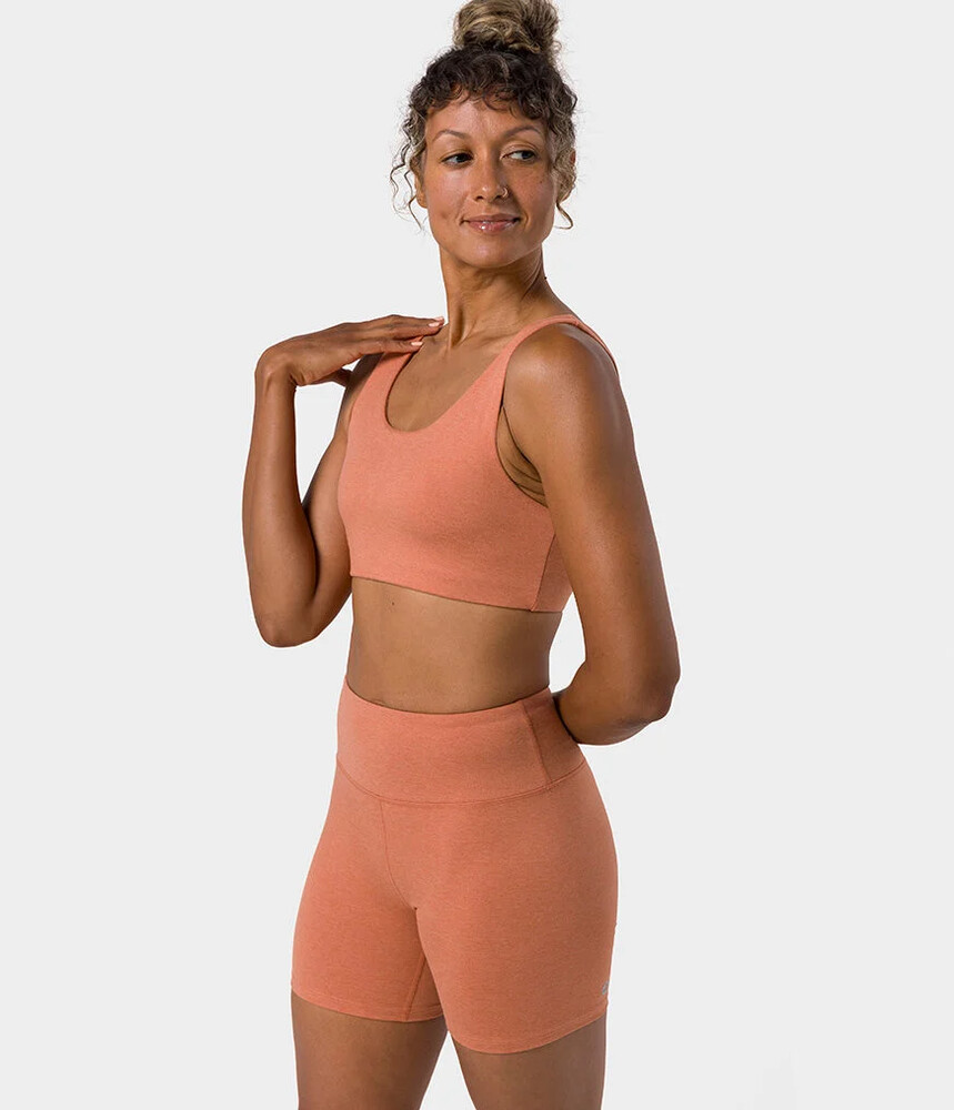 Manduka Ampquotdharaampquot Bra Clay Heather