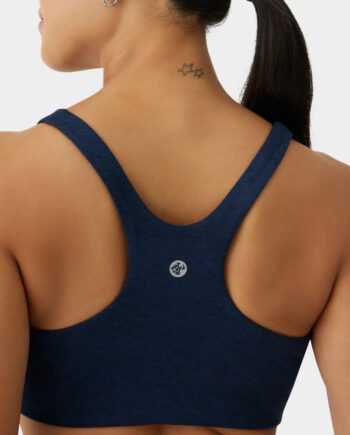 Manduka Ampquotdharaampquot Scoop Bra Midnight Heather