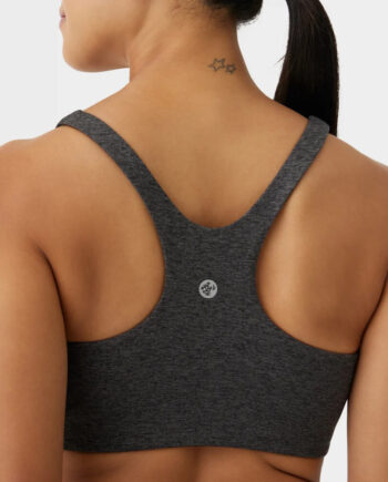 Manduka Ampquotdharaampquot Scoop Bra Phantom Heather