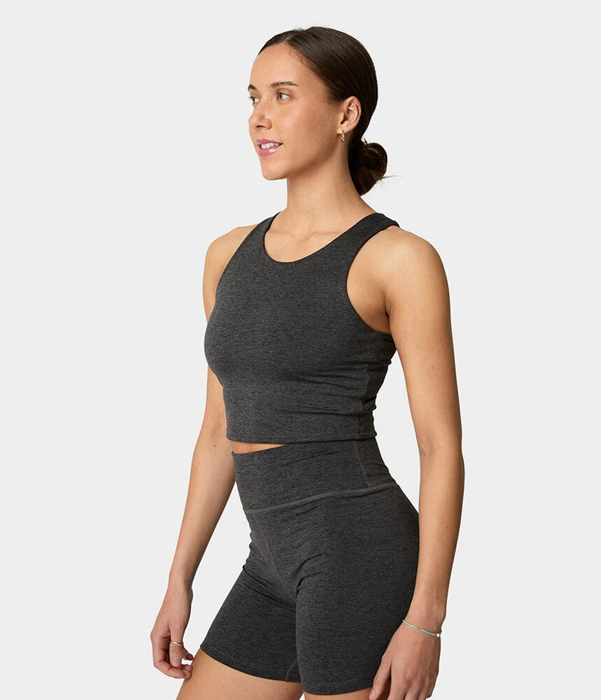 Manduka Ampquotdharaampquot Tank Phantom Heather