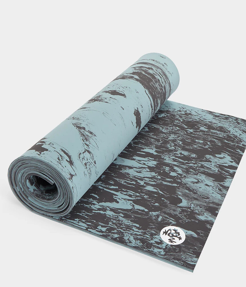 Manduka Comfort Cushion Mat 8mm Blue Lotus Marble