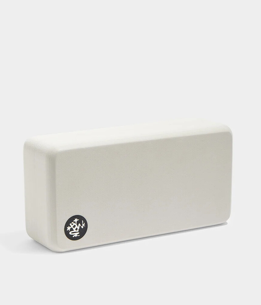Manduka Lean Recycled Foam Yogablok Linen