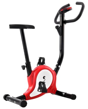 Motionscykel Med Bæltemodstand Rød